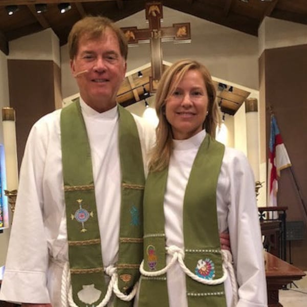 Custom Embroidered Clergy Stole: Personalized Pastor Gift