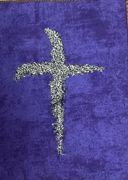 Embroidered Purple Lenten Stole - Clergy Vestment Gift — view 2