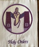 Seven Sacraments Embroidered Stole, Clergy Vestment — view 5