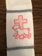 BAPTISM STOLE ...Custom designed stole for priests or pastors...let's personalize! — view 6