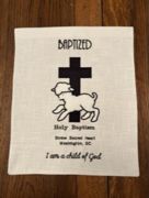 BAPTISM BANNER Custom made ... lots of possibilities! Wonderful Keepsake! — view 2