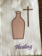 Seven Sacraments Embroidered Stole, Clergy Vestment — view 7