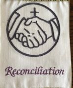 Seven Sacraments Embroidered Stole, Clergy Vestment — view 6