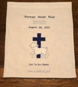 BAPTISM BANNER Custom made ... lots of possibilities! Wonderful Keepsake! — view 4