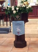 BAPTISM BANNER Custom made ... lots of possibilities! Wonderful Keepsake! — view 5