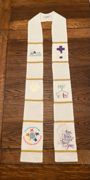 BAPTISM STOLE ...Custom designed stole for priests or pastors...let's personalize! — view 1