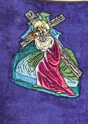 Embroidered Purple Lenten Stole - Clergy Vestment Gift — view 5
