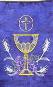 Embroidered Purple Lenten Stole - Clergy Vestment Gift — view 4